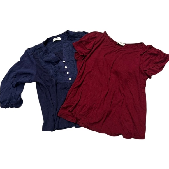 Sojourn Tops - SOJOURN Shirt blouse Lot of 2 Women's Size LP L Large P Petite